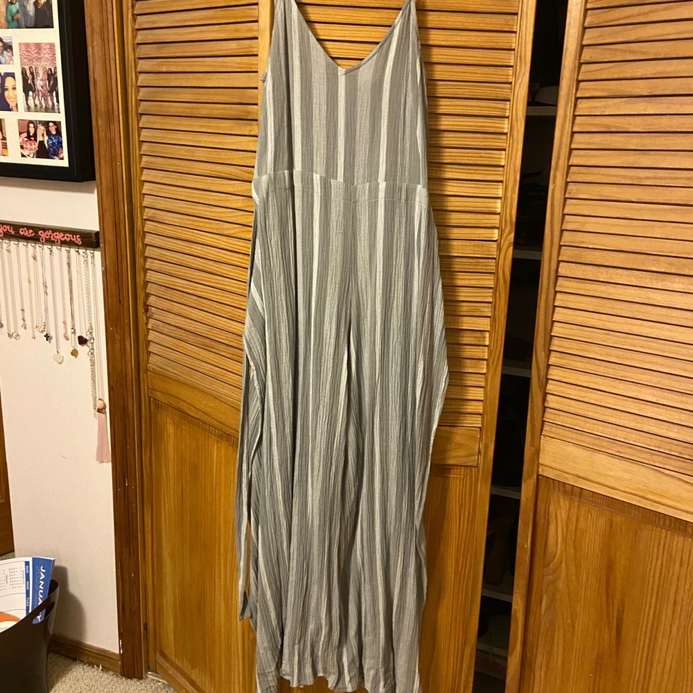 Tied long romper